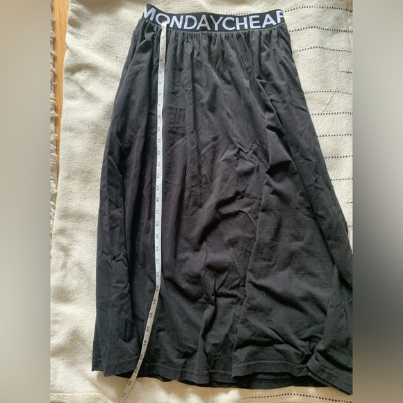 Cheap Monday // Heck Skirt in Black 100% Cotton - Picture 8 of 8